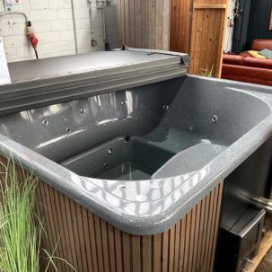 Hot Tub GFK 200cm 3D Granit anthrazit INT Deluxe