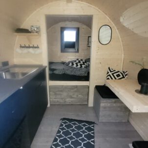 Camping POD 4.00m Küche Schlafen 2 Personen