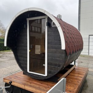 Fasssauna 2.40m x 2.20m Panorama