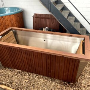 Outdoor Badewanne Edelstahl