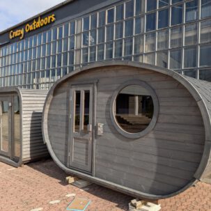 Ovale Sauna 4.00m x 2.40m